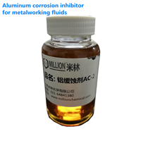 Phosphate ester aluminum corrosion and stain inhibitor for metalworking fluids